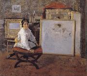 William Merrit Chase Did you speak to me oil on canvas